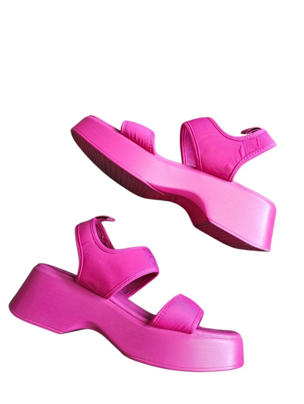 Dream Pairs Women's Pink Barbie Platform Chunky Sandals Size 8